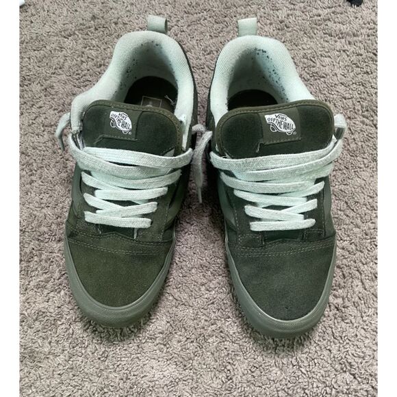 Vans Off The Wall Green Sneakers - Picture 2 of 4